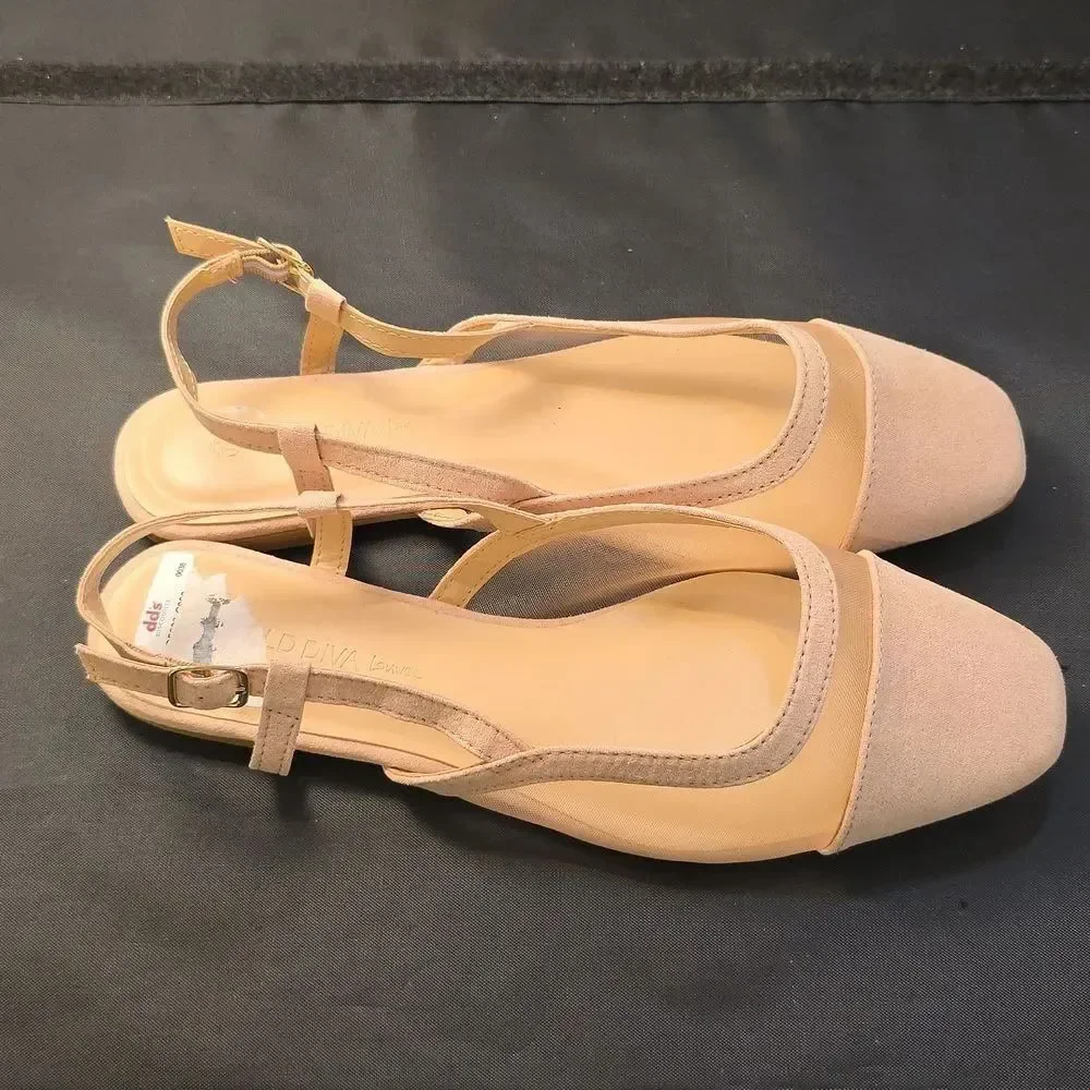 BRAND NEW WILD DIVA LOUNGE SLINGBACK WOMEN'S FLAT